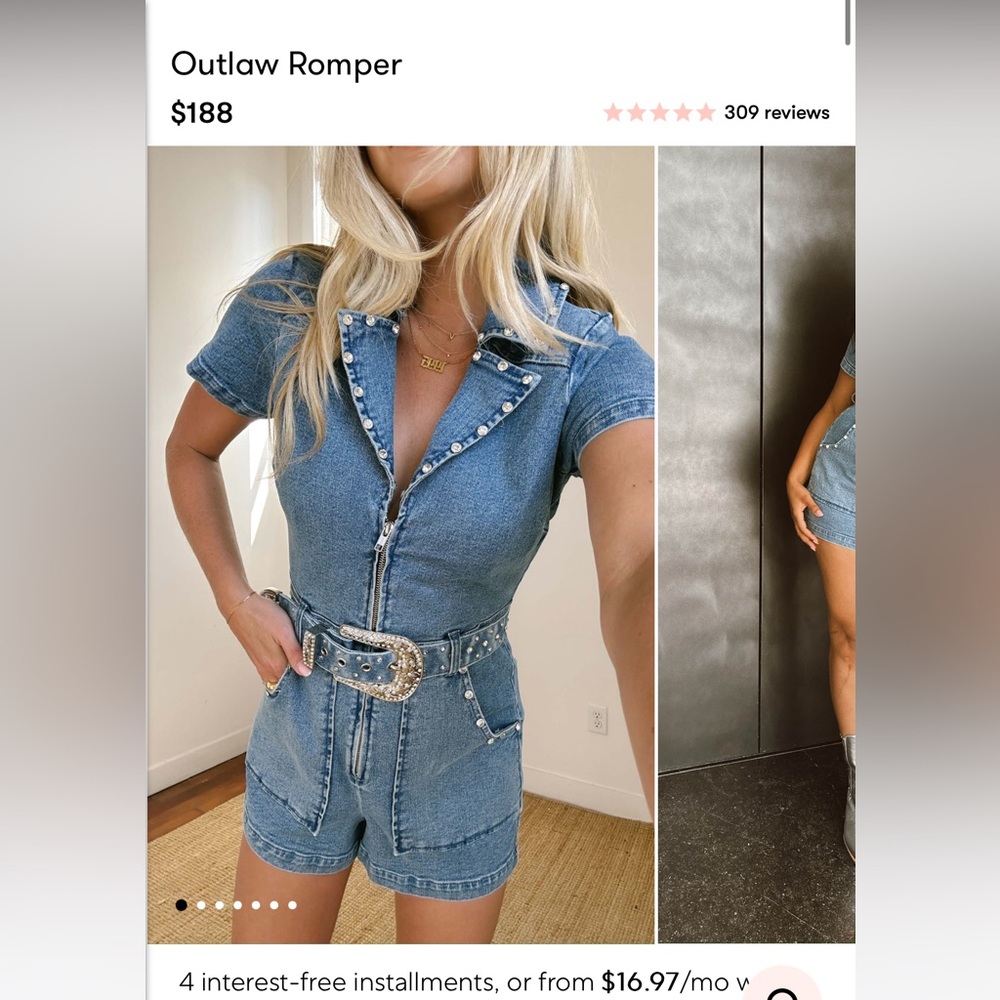 Show Me Your Mumu Outlaw Romper